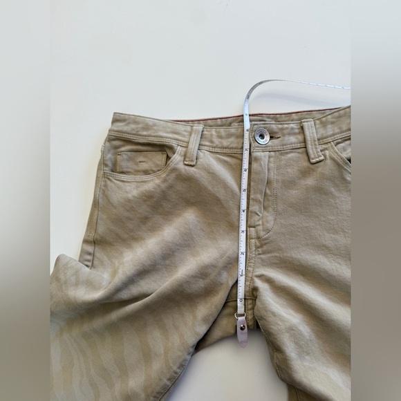 Banana Republic-Heritage-Khaki Tan-Zebra-Zipper Detail-Skinny-Pant-Safari-28 - Picture 14 of 15